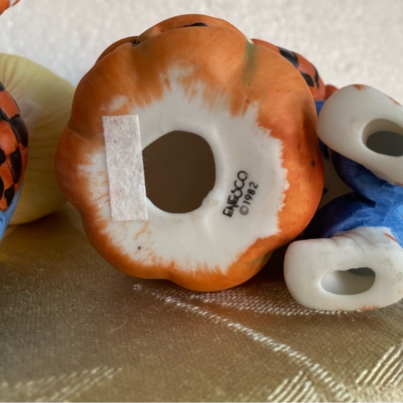 Enesco Country Cousins Katie & Scooter on Seesaw vintage collectible 1980 decor - Picture 8 of 10